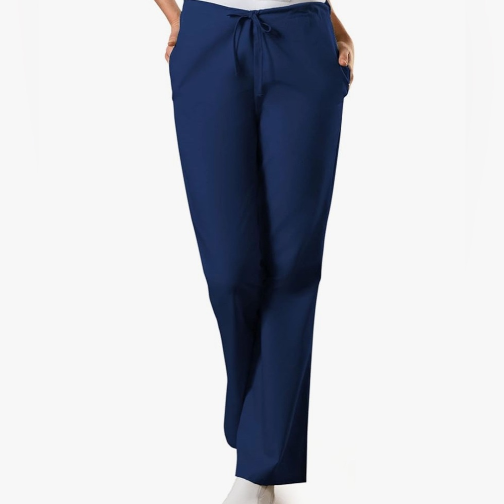 Cherokee Scrub Pants for Women Mid Rise Tapered Leg Drawstring (petite) "NEW!